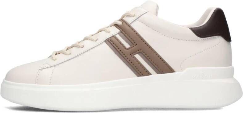 Hogan Beige Veterschoenen H580 Slash
