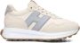 HOGAN Lage Sneakers Dames H641 Allacciato Maat: 37 Materiaal: Suède Kleur: Wit - Thumbnail 1