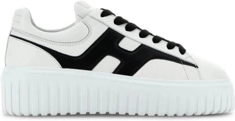 Hogan Bianco Nero Strepen Sneaker White Dames