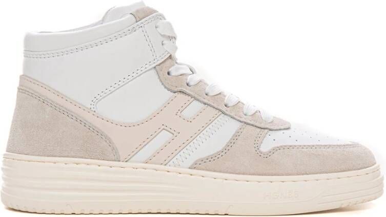 Hogan Bicolored high-top sneaker met memory foam