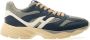 Hogan Blauw Beige Leren Sneakers Blue Heren - Thumbnail 1