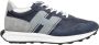 Hogan Blauw en grijs suède en stoffen sneakers Multicolor Heren - Thumbnail 1