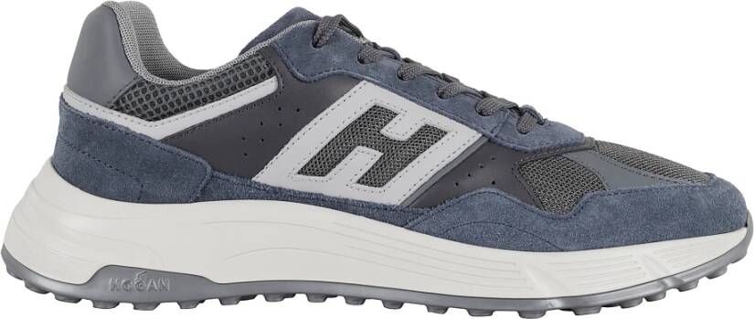 Hogan Blauw en Zwart Sneakers Hyperlight Model