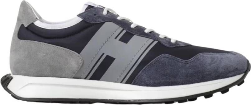 Hogan Blauwe Casual Sportieve Platte Schoenen Multicolor Heren