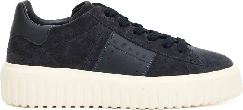 Hogan Blauwe Gestreepte Sneakers