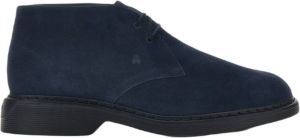 Hogan Blauwe H576 Enkellaars van Suède Blauw Heren