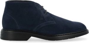 Hogan Blauwe H576 Suède Boot van Blauw Heren