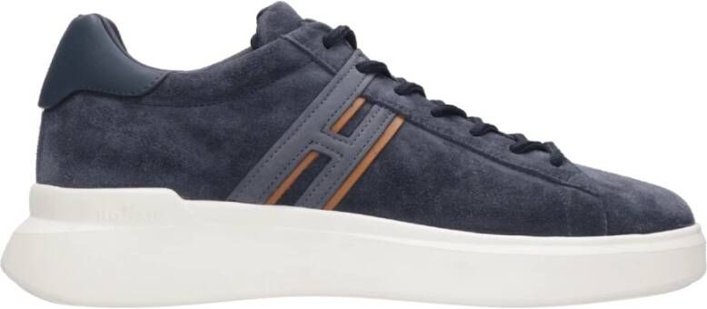 Hogan Blauwe H580 Herensneaker Blauw Heren