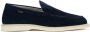 Hogan Blauwe H616 Suède Mocassin Blue Heren - Thumbnail 1
