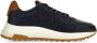 Hogan Blauwe Hyperlight Leren Sneakers met Antislip Rubberen Zool Blue Heren - Thumbnail 1