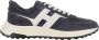 Hogan Blauwe Hyperlight Sneakers met leren bovenwerk - Thumbnail 1