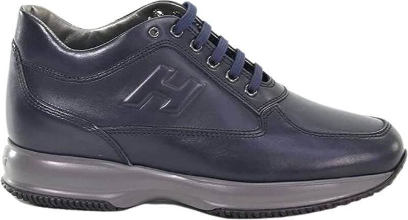 Hogan Blauwe Interactieve H Rilievo Sneakers Blauw Heren