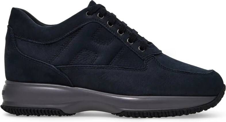 Hogan Blauwe Interactive Sneakers Blauw Heren