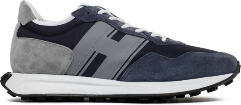 Hogan Blauwe Lage Top Sneakers