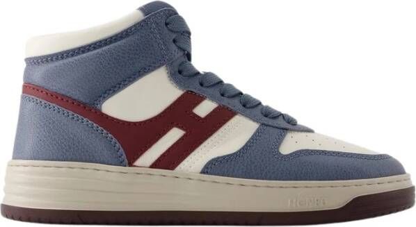 Hogan Blauwe Leren H630 Sneakers Blauw Dames