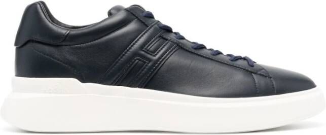 Hogan Blauwe Sneakers met Pinaforemetal Breedte Blauw Heren