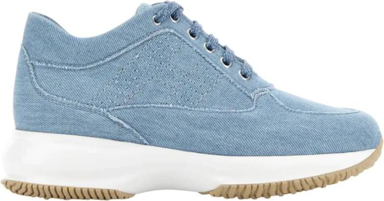 Hogan Blauwe Platte Schoenen