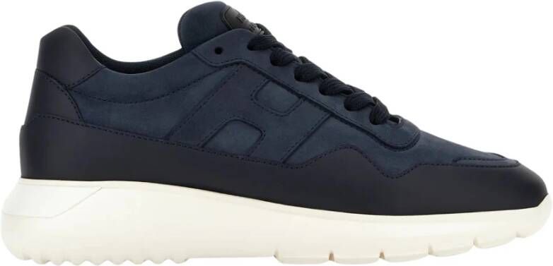 Hogan Blauwe Platte Schoenen