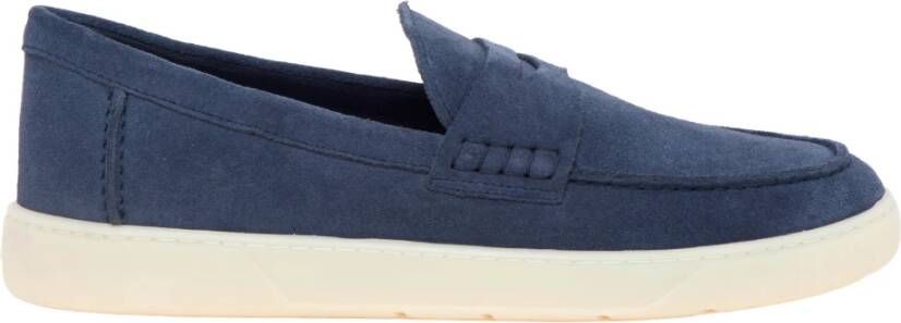 Hogan Blauwe Platte Schoenen Pantofola