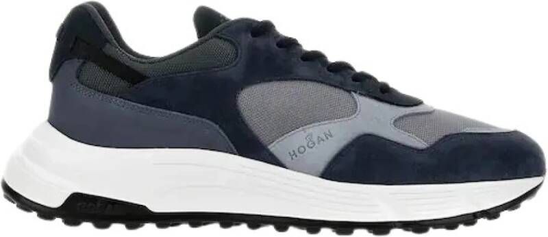 Hogan Hyperlight Sneakers in Fumo Chiaro Blu Tuareg Black Heren