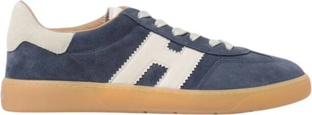 Hogan Blauwe Platte Schoenen voor Vrouwen