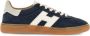 HOGAN Lage Sneakers Heren Hxm6470fb60 Maat: 43 5 Materiaal: Suède Kleur: Blauw - Thumbnail 1