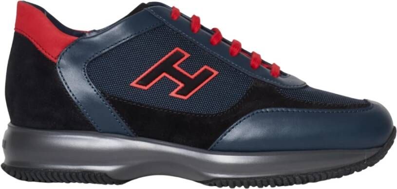 Hogan Blauwe Sneaker Schoenen Multicolor Heren