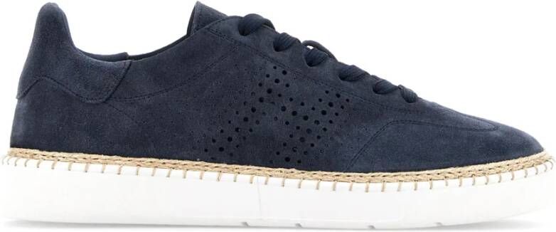 Hogan Blauwe Sneakers Cool Stijl Blue Heren