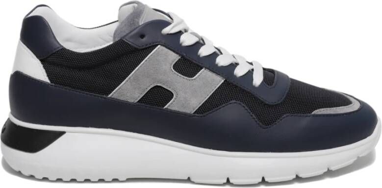 Hogan Blauwe Sneakers Interactive³ Stijl Blue Heren