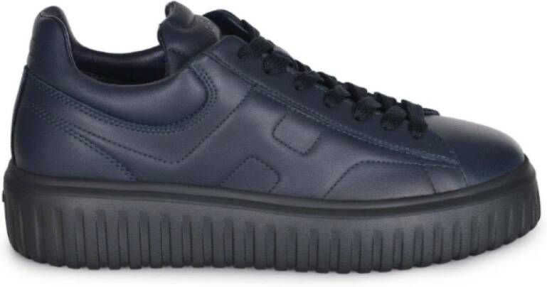 Hogan Blauwe Sneakers met H-Stripes