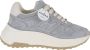 Hogan Blauwe Sneakers met Leren Accenten - Thumbnail 1