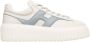 Hogan Blauwe Sneakers met Plateauzool White Dames - Thumbnail 1