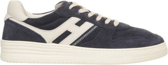Hogan Blauwe Sneakers Modern Ontwerp Comfortabel Dagelijks Gebruik