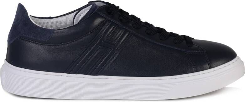 Hogan Blauwe Suède Herensneakers Blauw Heren