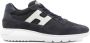 Hogan Blauwe Suède Nylon Sneakers - Thumbnail 1