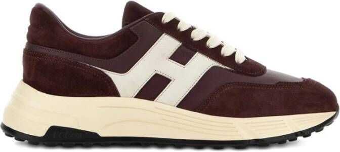Hogan Bordeaux Vetersluiting Memory Foam Sneakers