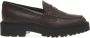 Hogan Bruine Leren Loafers - Thumbnail 1