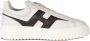 Hogan Bruine Leren Sneakers met H Logo - Thumbnail 1
