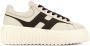 Hogan Bruine leren sneakers met H-strepen - Thumbnail 1