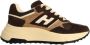 Hogan Bruine Leren Sneakers met Memory Foam - Thumbnail 1