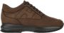 Hogan Bruine Nubuck Sneakers met Gewatteerde H - Thumbnail 1