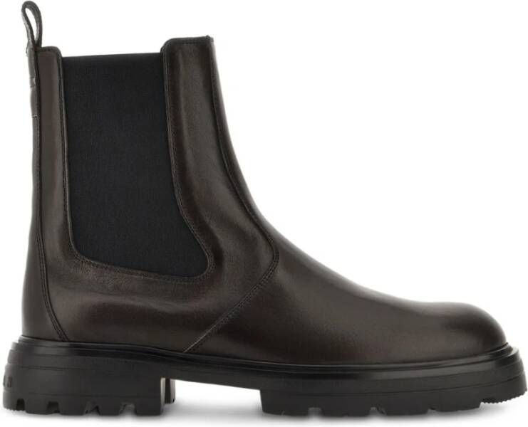 Hogan Bruine platte schoenen voor vrouwen