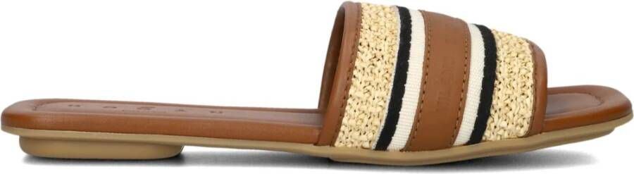 HOGAN Slippers Dames H685 Sandalo Nastro Maat: 42 Materiaal: Raffia Kleur: Bruin - Foto 1
