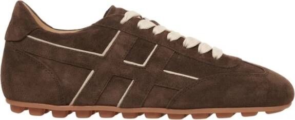 Hogan Bruine Sneakers Aw25 Stijlvol Comfort