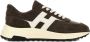 Hogan Bruine Sneakers Geheugenschuim Rubberen Zool - Thumbnail 1