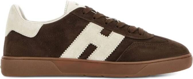 Hogan Bruine Sneakers met Memory Foam Binnenzool
