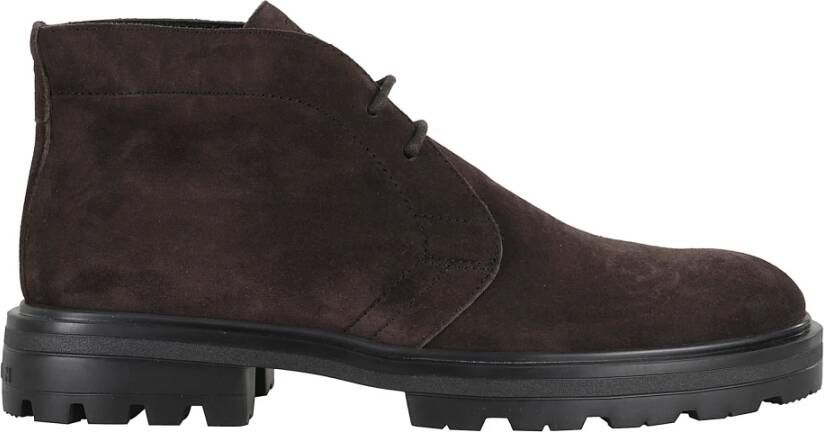 Hogan Bruine Suède Casual Schoenen