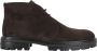 Hogan Bruine Suède Casual Schoenen - Thumbnail 1