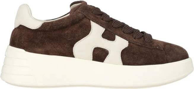 Hogan Bruine Suède Rebel Sneaker