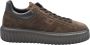Hogan Bruine Veterschoenen Compact Ontwerp - Thumbnail 1